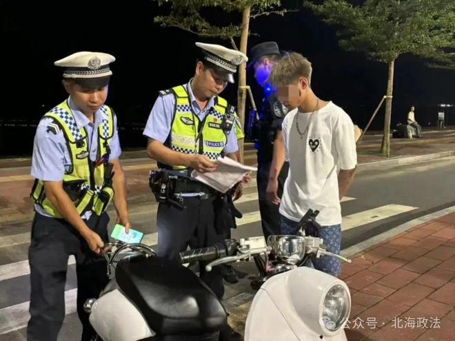 北海研判深挖全链条打击整治“飙车炸街”违法行为(图3)