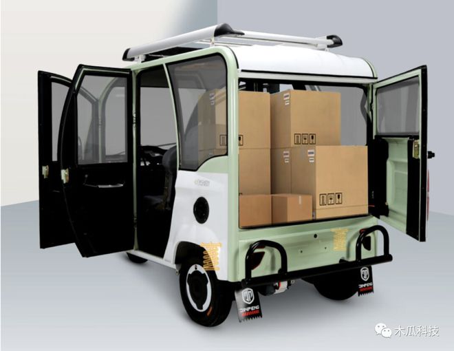 2款全新封闭式三轮车全钣金工艺皮实耐用一车多用(图3)