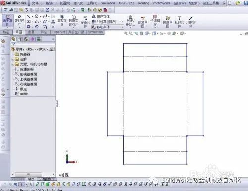 solidworks教程--钣金之绘制的折弯功能(图1)