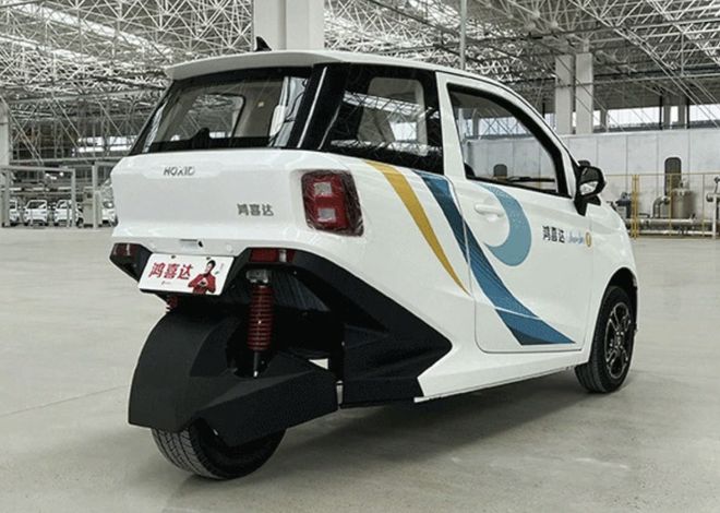 2款倒三轮电动车全封闭式车厢冬天不怕冷续航130公里!(图4)