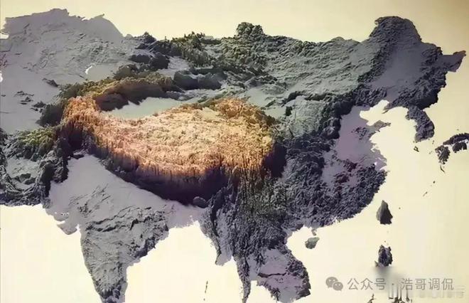中、印、中南半岛三维图太震撼了！(图1)