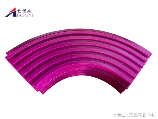 磁性弯道导轨单列多列弯轨超高分子塑料导轨(图3)