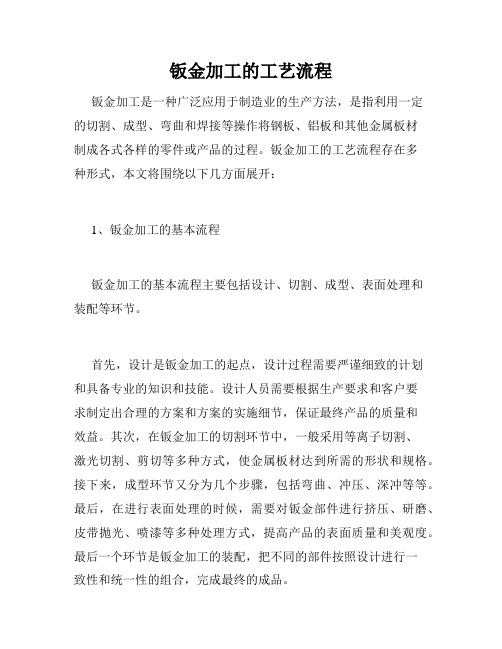 钣金的加工成型工艺【步骤技巧】(图1)
