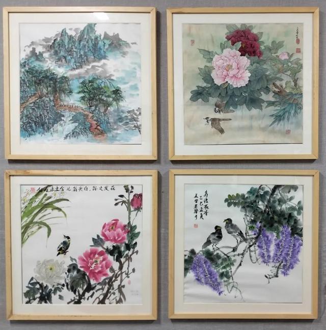 西安市五环中学举行“励耘”文化艺术节之师生美术作品展(图7)