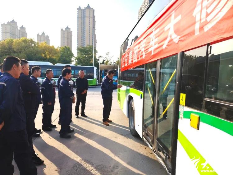 潍坊市公交集团大修厂成功举办维修工技能比武(图3)