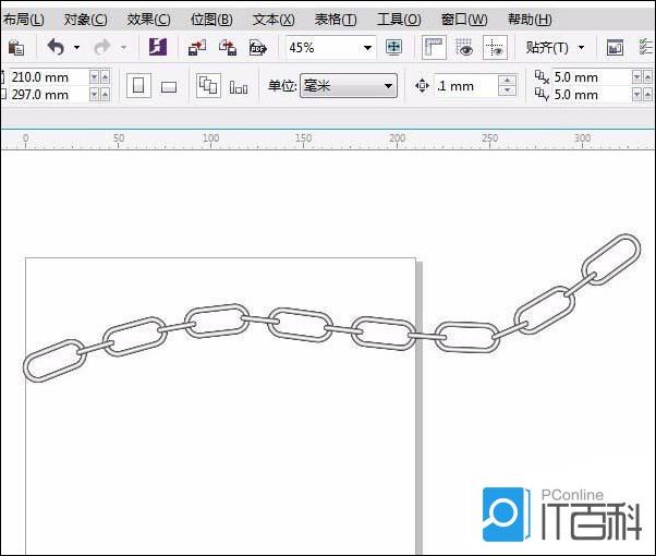 CorelDraw怎么画链条图CDR链条绘制方法【详解】(图9)