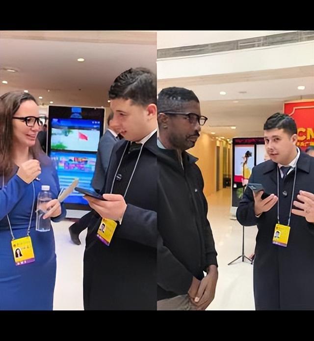 外媒记者戴千问AI眼镜参加两会：中国的科技太方便了(图3)